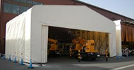 某メーカーテント(ジャバラ式)倉庫設備工事